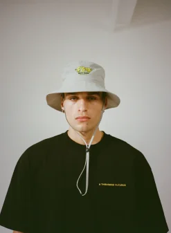 A Thousand Futures 'Kyoto' Embroidered Tee - Black