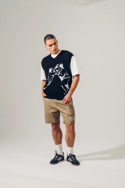 A Thousand Futures 'Lucky' Canvas Twill Shorts - Army
