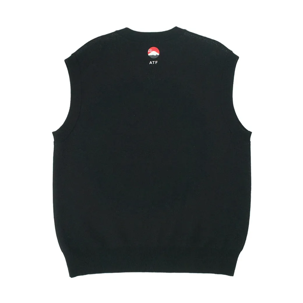 A Thousand Futures 'Sumo' Knit Vest - Black