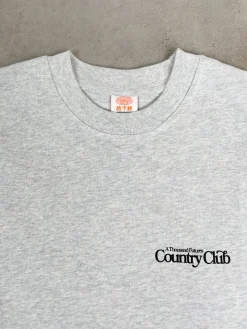 A Thousand Futures x GK 'Country Club' Tee - Ash Grey *FRONT PRINT ONLY*