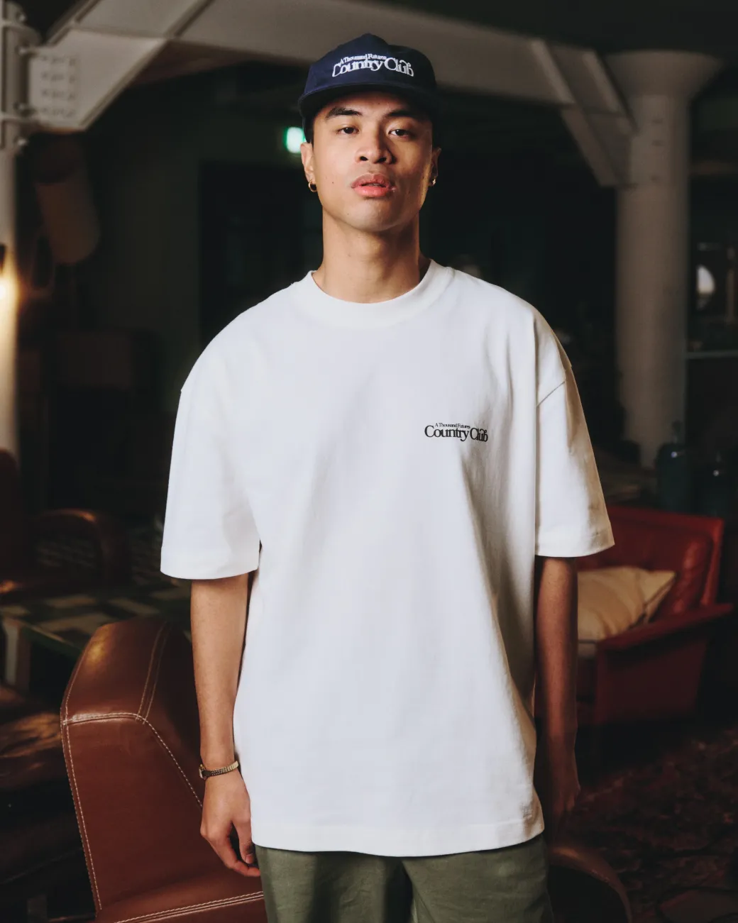 A Thousand Futures x GK 'Country Club' Tee - Off-White