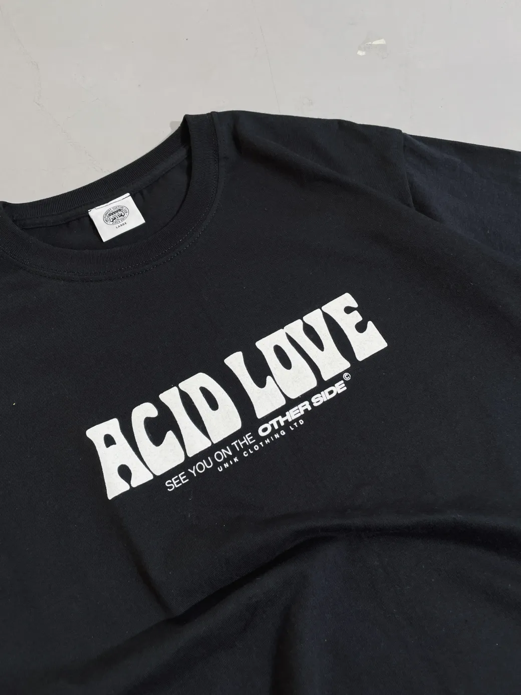 ACID LOVE 0.06 'Other Side' Tee - Black *1 OF 100 EXCLUSIVE*