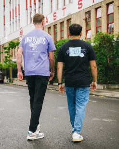AwayDays 'Trophy' Tee - Vintage Washed Purple