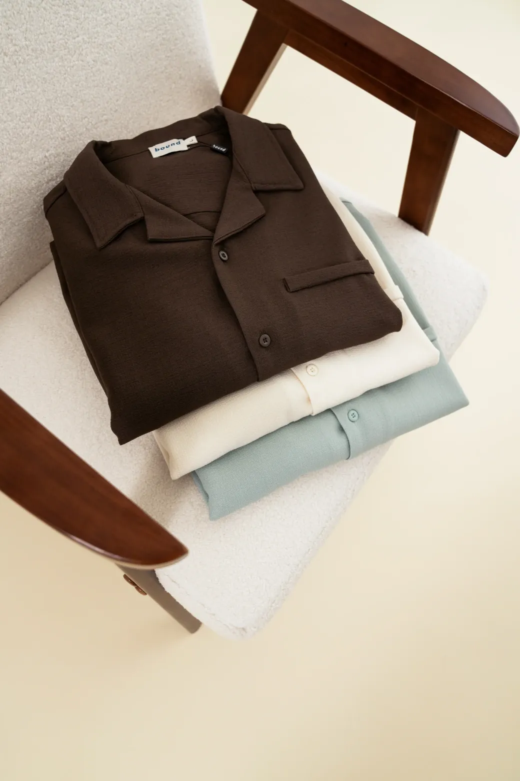 bound Heavy Cuban Textured SS Shirt - Brook Green