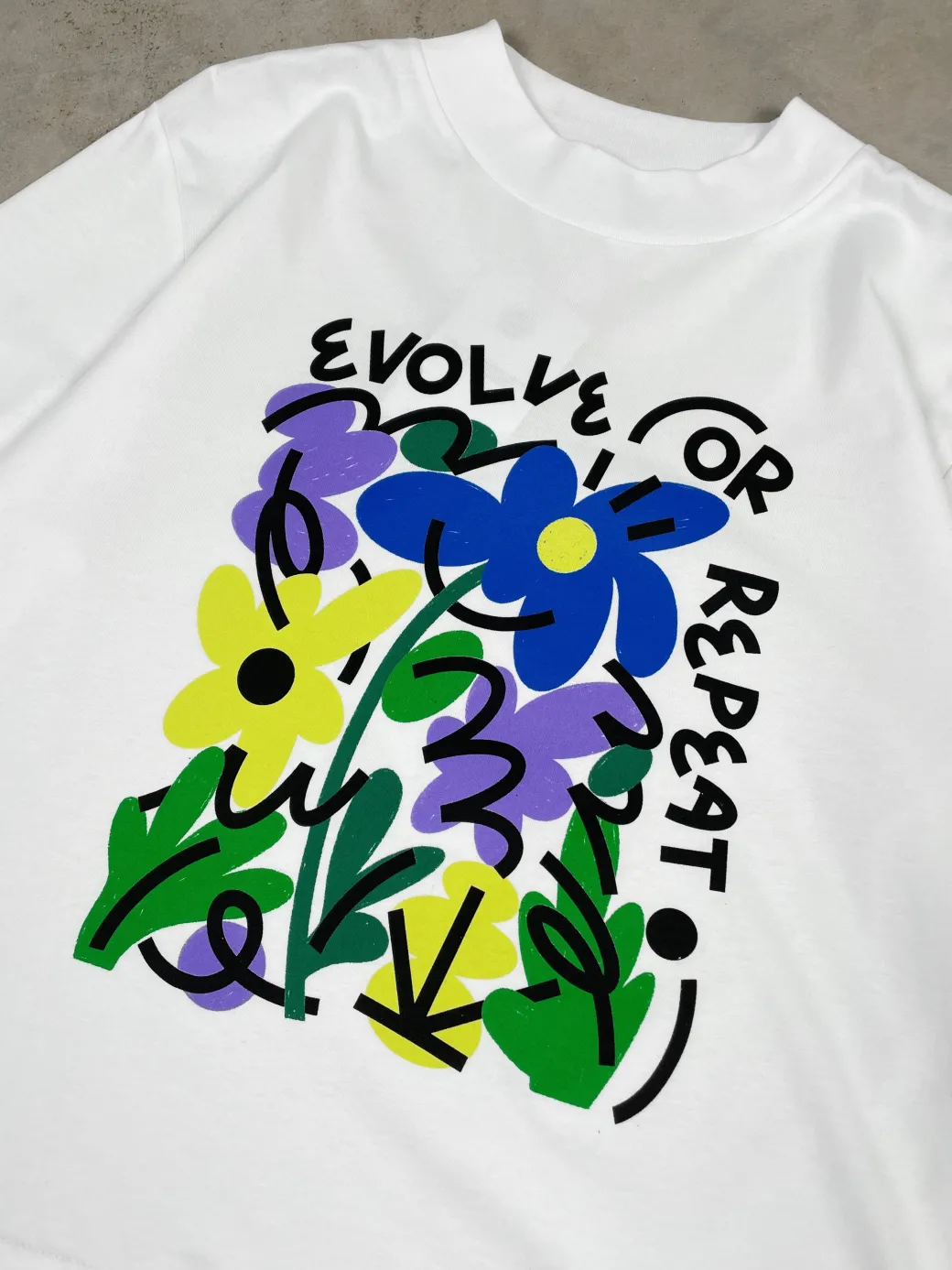 C.D x UN:IK WMNS 'Evolve or Repeat' Longsleeve Tee - White