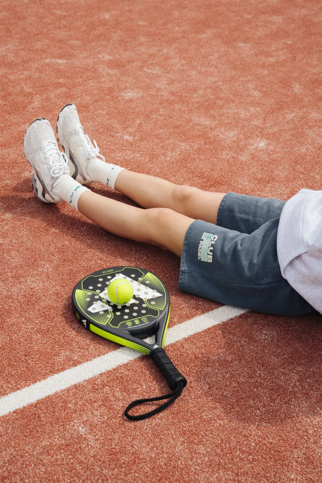Club de Padel 'Heritage' Washed Jogger Shorts - Navy