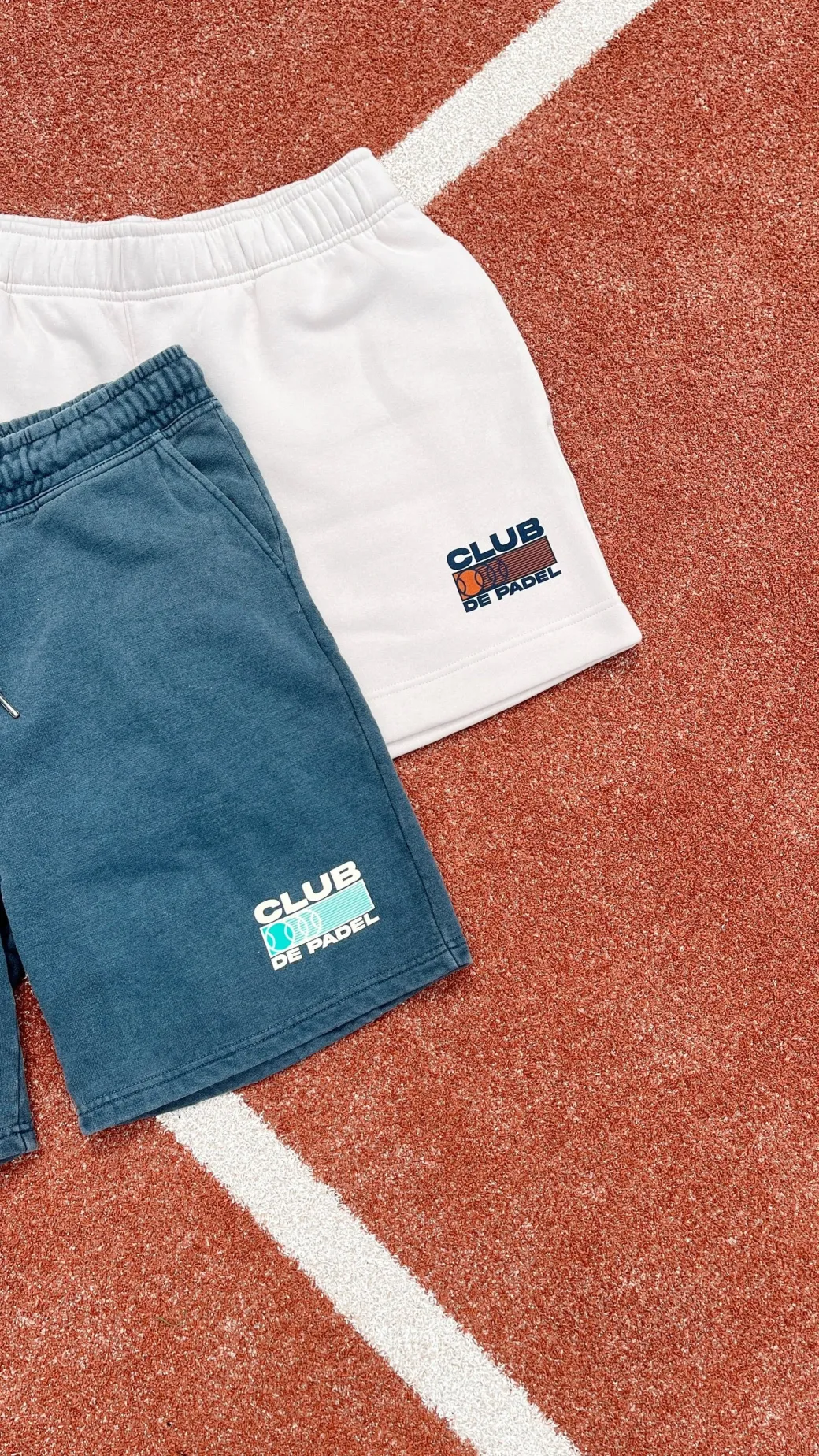 Club de Padel 'Heritage' Washed Jogger Shorts - Navy
