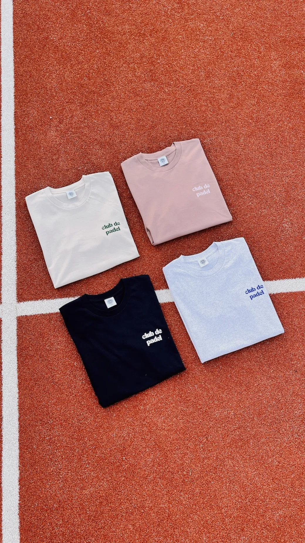 Club de Padel Logo Tee - Navy