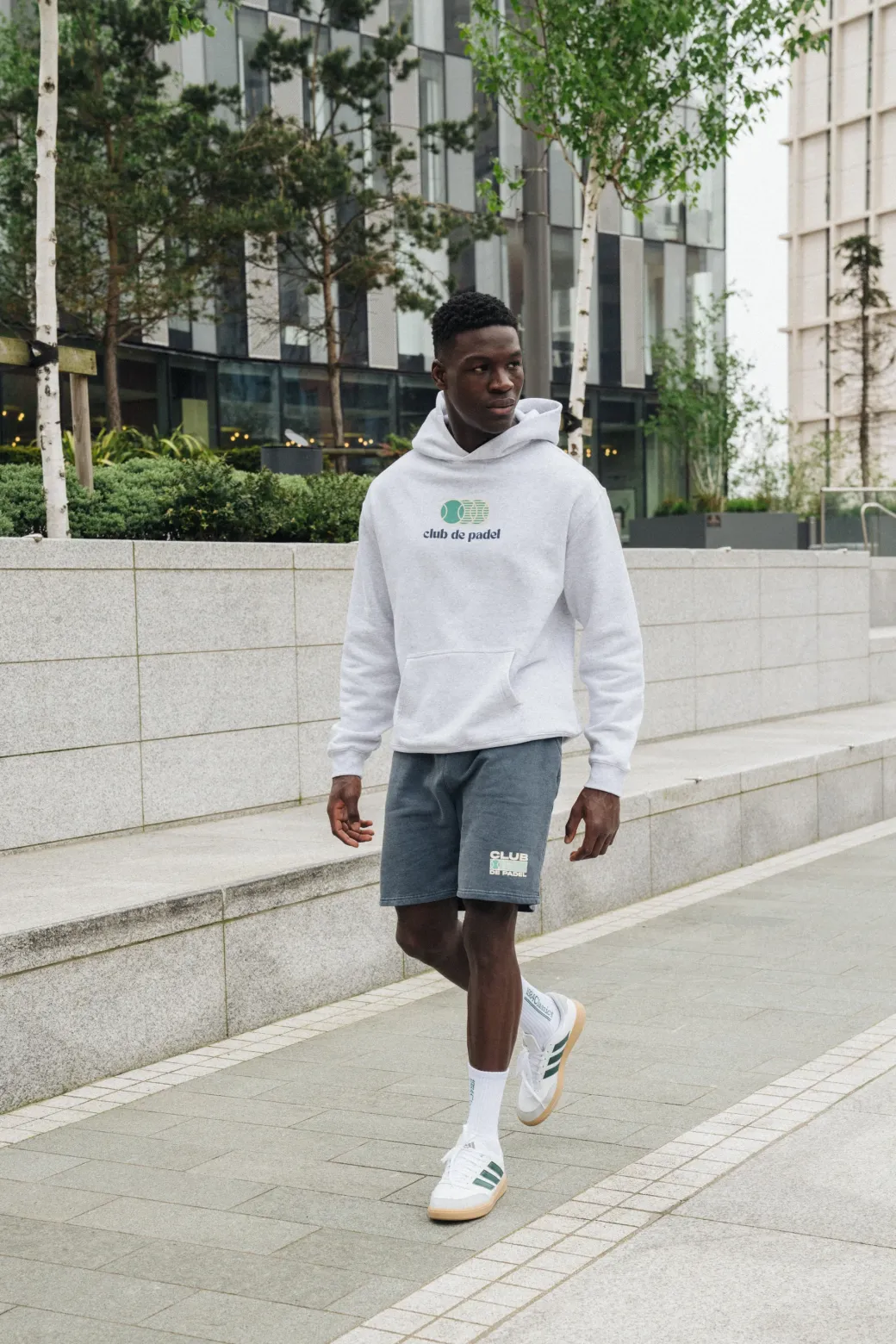 Club de Padel 'Vibora' Hoodie - Ash Grey
