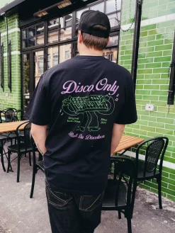 DISCO ONLY 'Italo Disco' Tee - Black