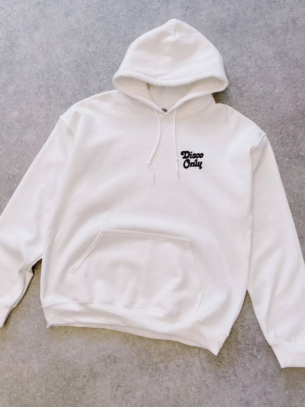 DISCO ONLY 'Play It Twice V2' Hoodie - White