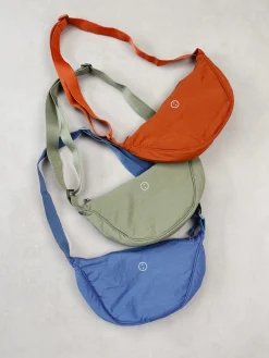 Essentials Oxford Nylon Cross Body Bag - Blue