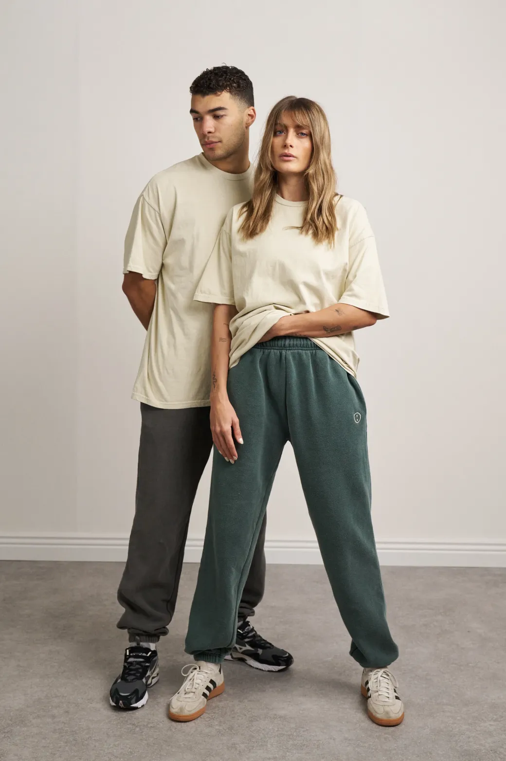Essentials Vintage Washed Tee Twinpack - Cocoa/Ivory