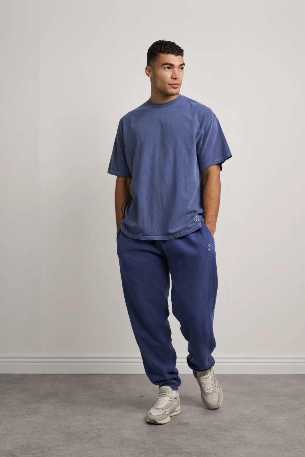 Essentials Vintage Washed Tees Twinpack - Navy/Ivory