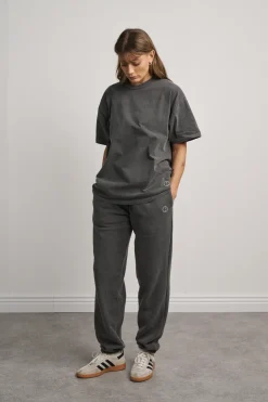Essentials Vintage Washed Tees Twinpack - Cocoa/Charcoal