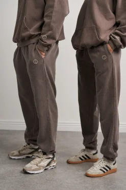 Essentials Vintage Washed Joggers - Cocoa