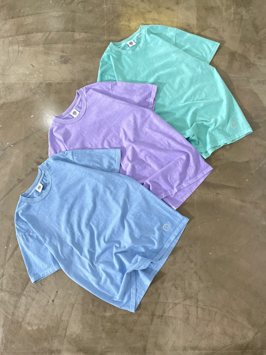 Essentials Vintage Washed Tee - Powder Blue