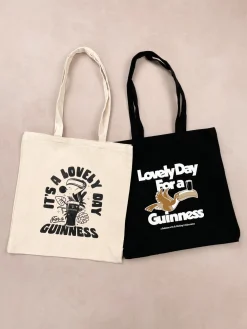 Guinness x UN:IK 'Lovely Day' Tote Bag - Black
