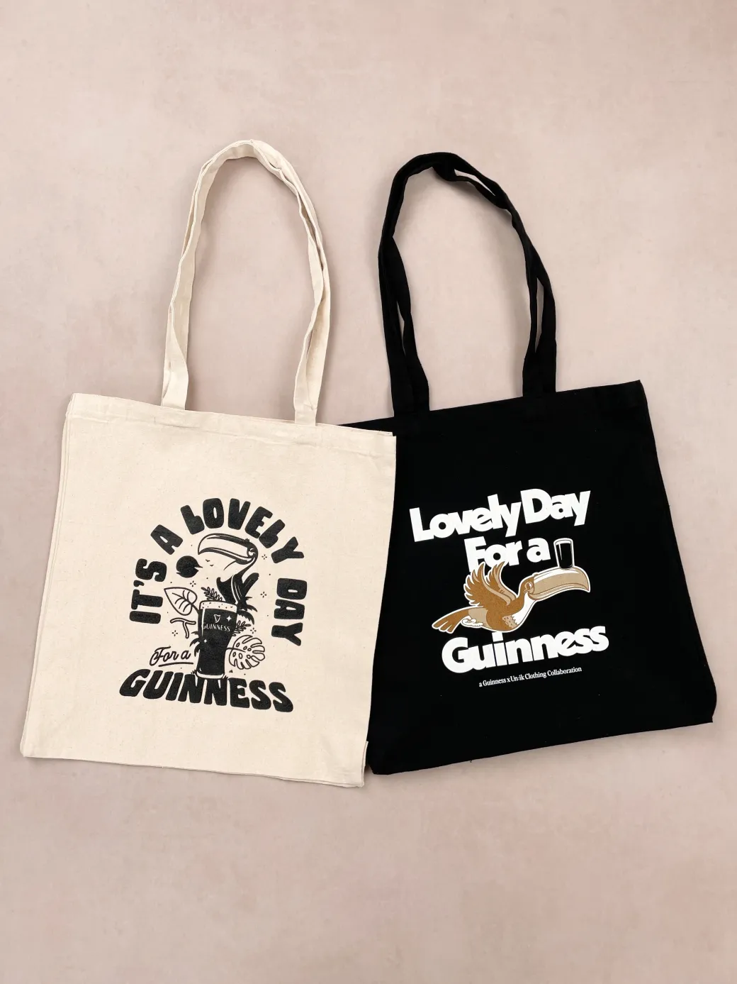 Guinness x UN:IK 'Lovely Day' Tote Bag - Black
