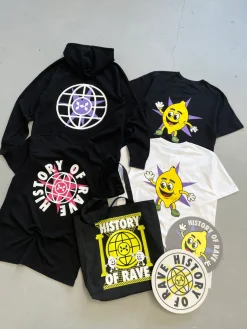 History Of Rave 'Logo' Hoodie - Black