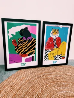 Melé x Club Bad 'Party Tiger' Print