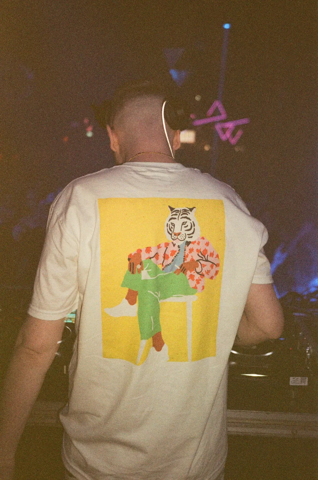 Melé x Club Bad 'Summer Tiger' Tee - White