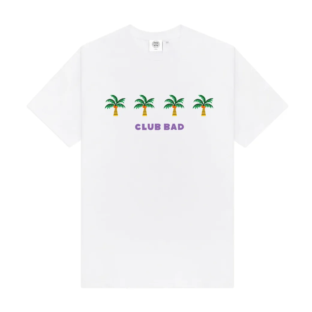 Melé x Club Bad 'Tropical' Tee - White