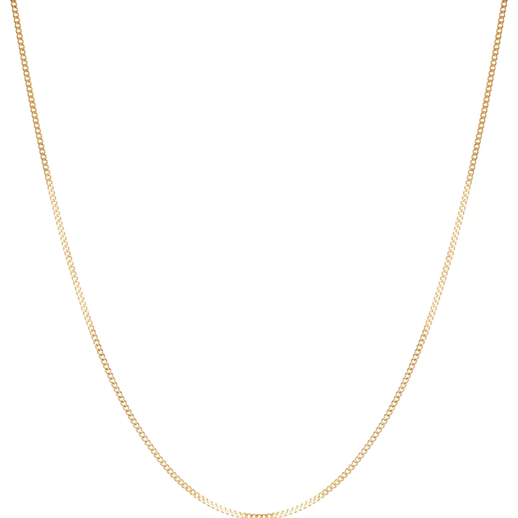 Minimal Curb Chain 2mm - Gold / Silver