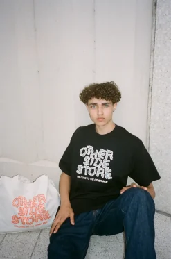 Other Side Store 'Bubble' Tee - Black