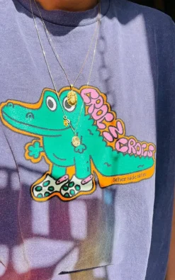 Other Side Store 'Croc In Crocs' Tee & Cap Bundle