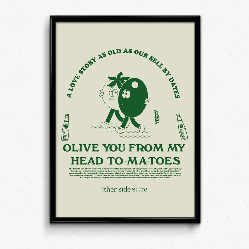 Other Side Store 'O-Love-Story' Art Print