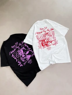 Pomme Frite 'Ride Or Fry' Tee - Black