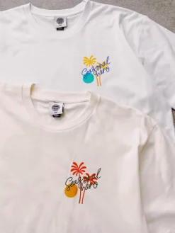 Seasonal Hero 'Palms' Tee - White