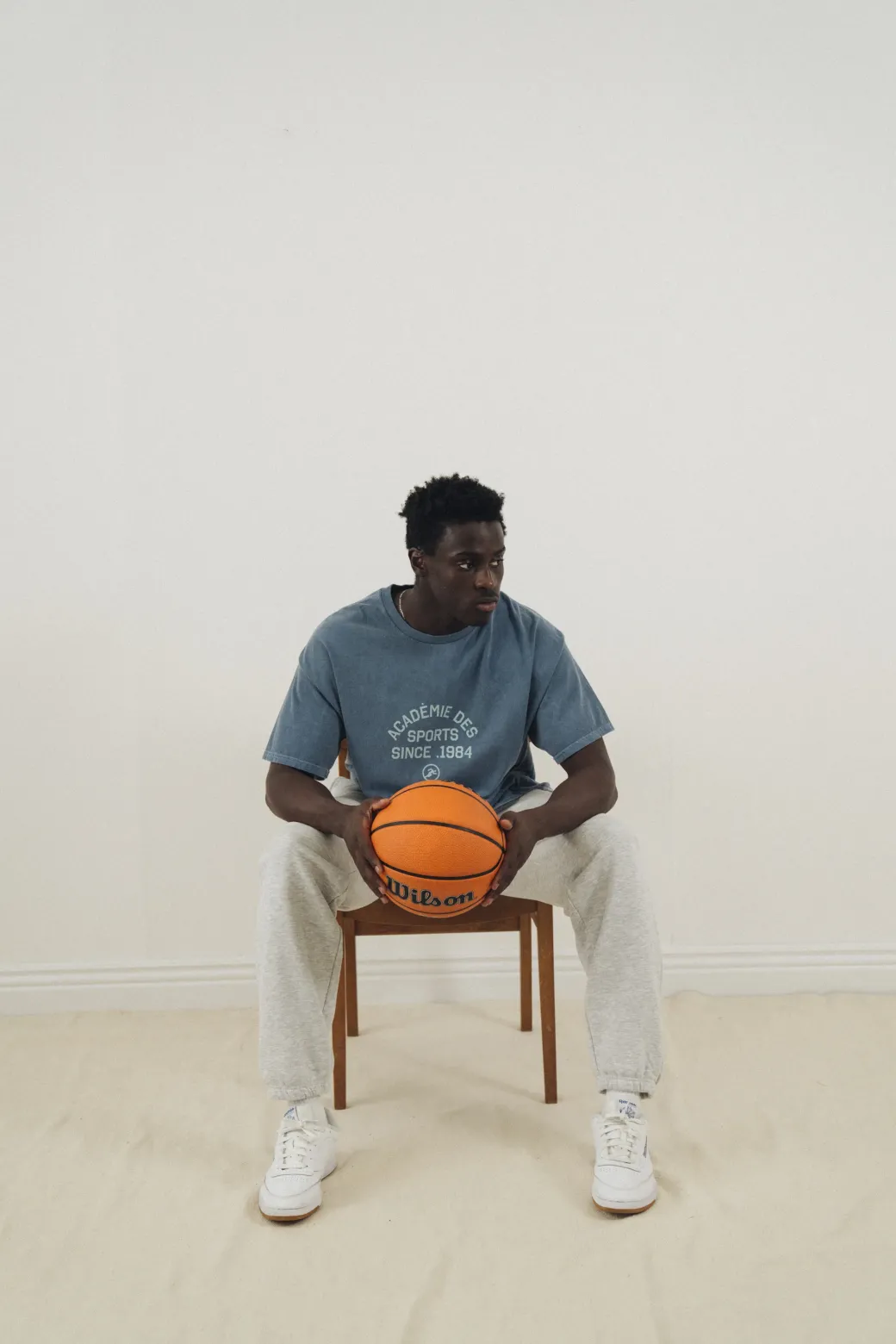 Vice 84 'Académie Des Sports' Vintage Washed Tee - Denim