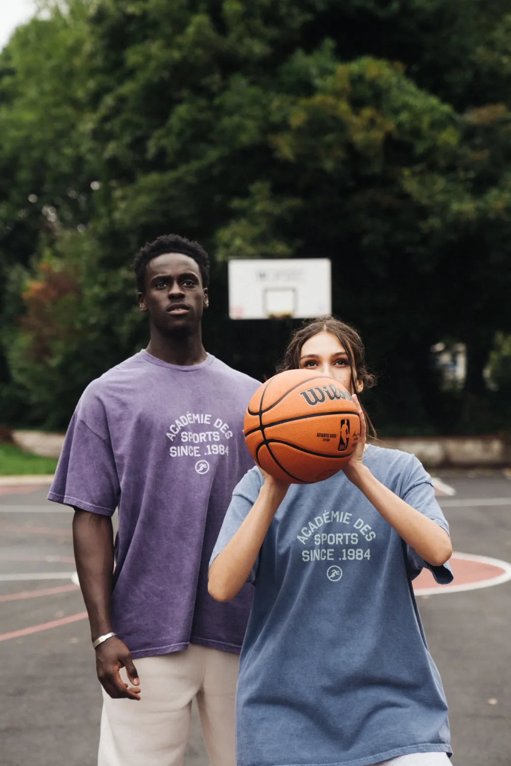 Vice 84 'Académie Des Sports' Vintage Washed Tee - Denim
