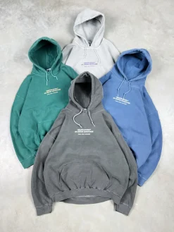 Vice 84 'Athletics' Vintage Washed Hoodie - Navy