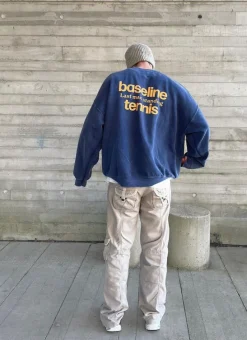Vice 84 'Baseline' Sweater & Jogger Set - Vintage Washed Navy