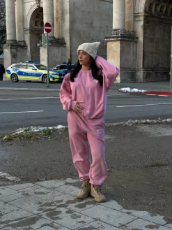 Vice 84 'Baseline' Sweater - Vintage Washed Rose Pink