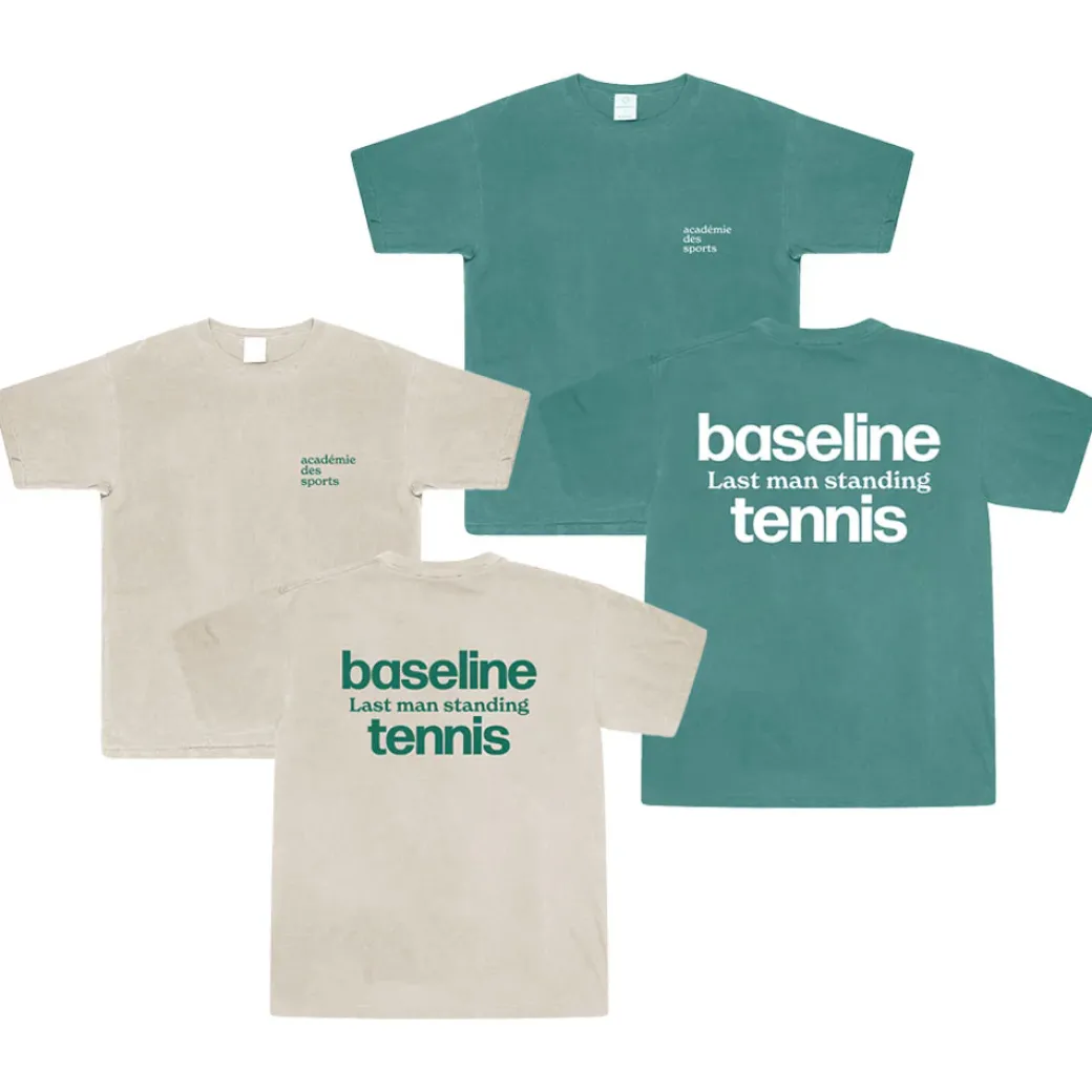 Vice 84 'Baseline' Washed Tees Twinpack - Green/Stone