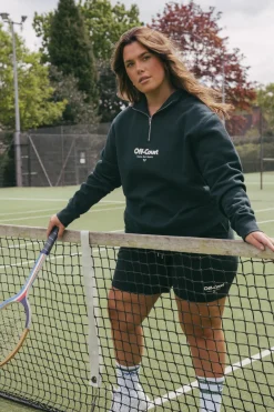Vice 84 'Off-Court GSM' 1/4 Zip Sweater - Pine