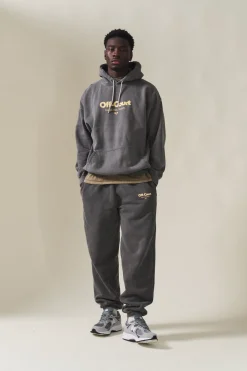 Vice 84 'Off-Court GSM' Vintage Washed Joggers - Charcoal
