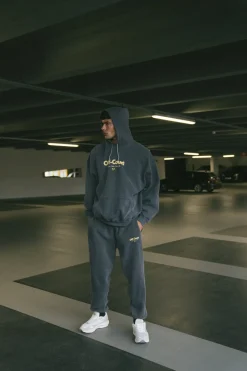 Vice 84 'Off-Court GSM' Vintage Washed Joggers - Charcoal