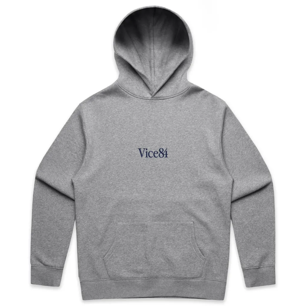 Vice 84 Premium Hoodie - Grey