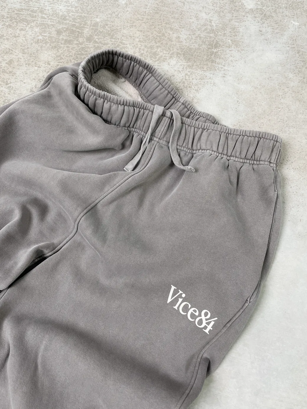 Vice 84 Premium Joggers - Faded Grey