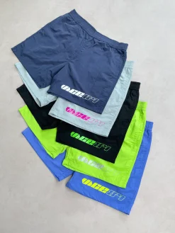 Vice 84 'Racer' Crinkle Recycled Swim Shorts - Navy