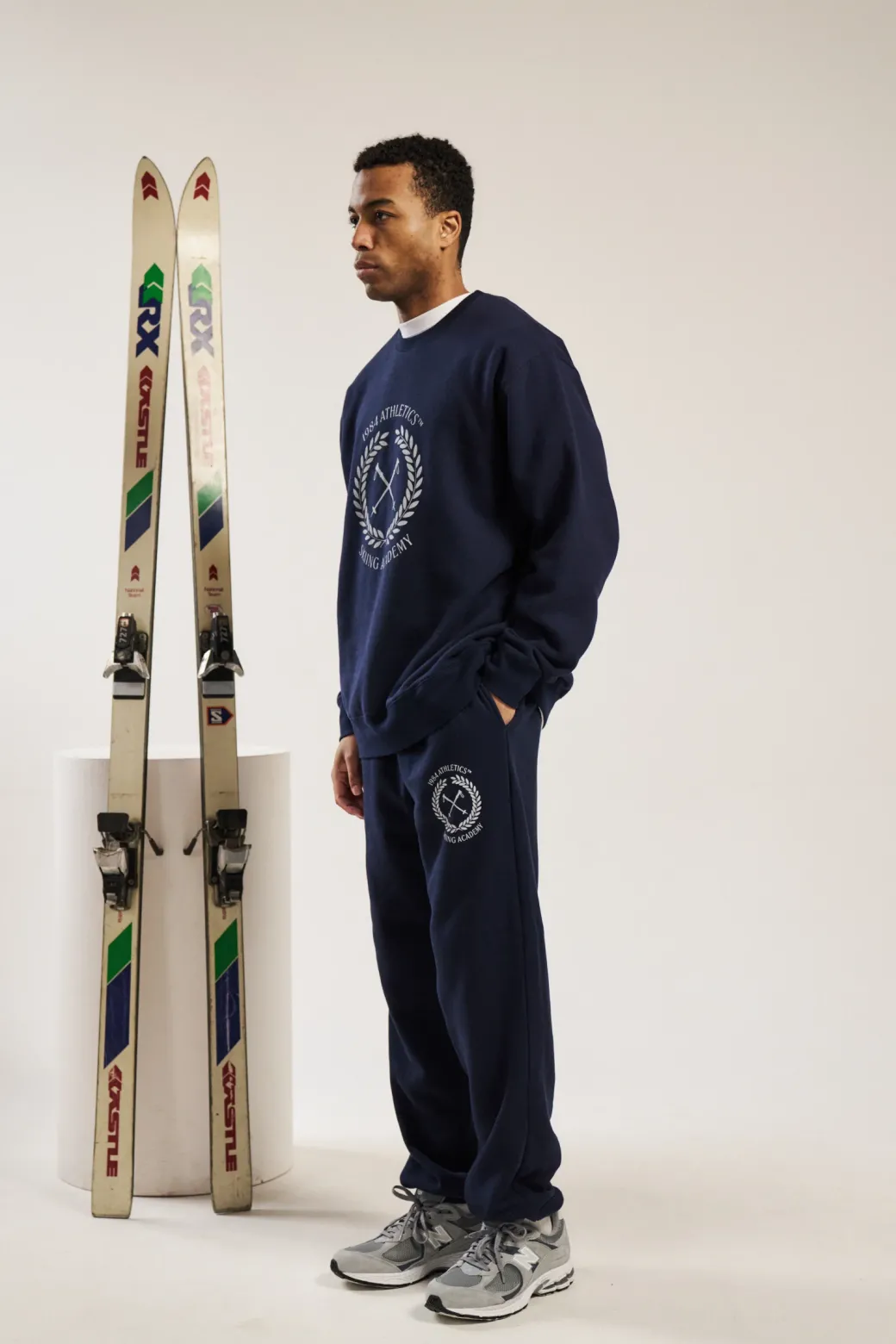 Vice 84 'Ski Academy' Joggers - Navy