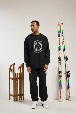 Vice 84 'Ski Academy' Joggers - Black