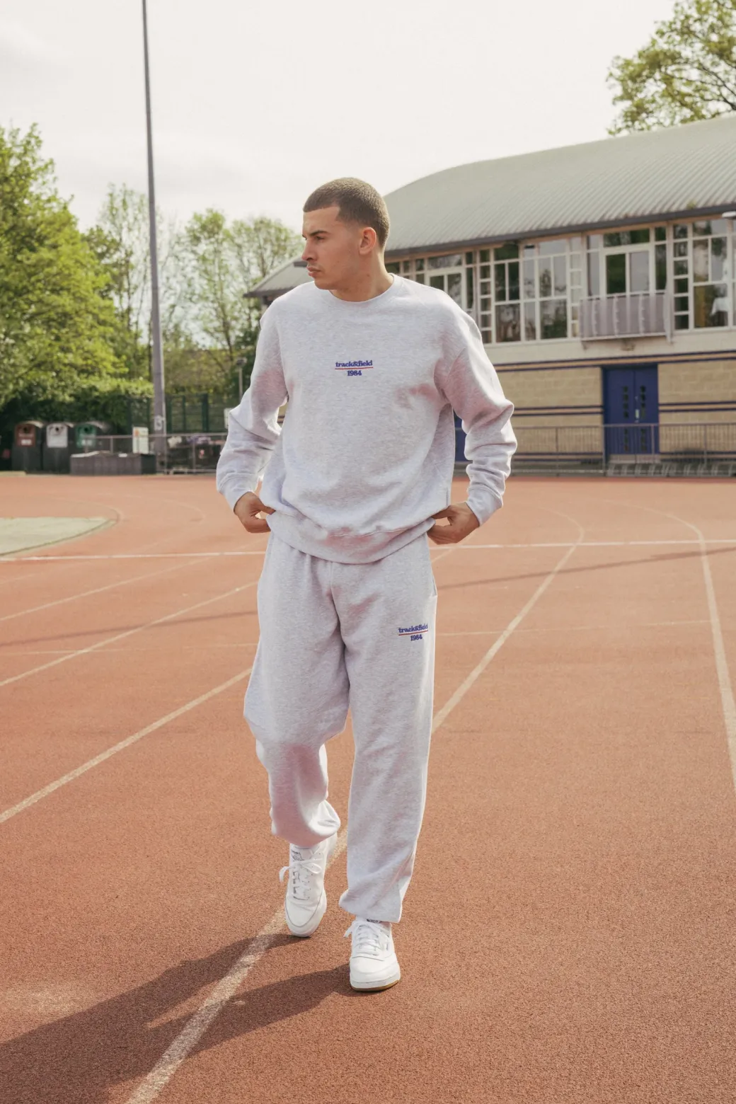 Vice 84 'Track&Field' Joggers - Ash