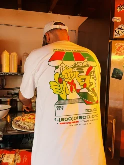 World Famous Gordos 'Nice By The Slice' Tee - White