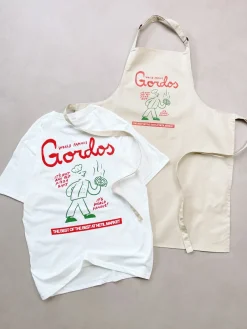 World Famous Gordos x Hephee 'World Famous' Apron - Natural